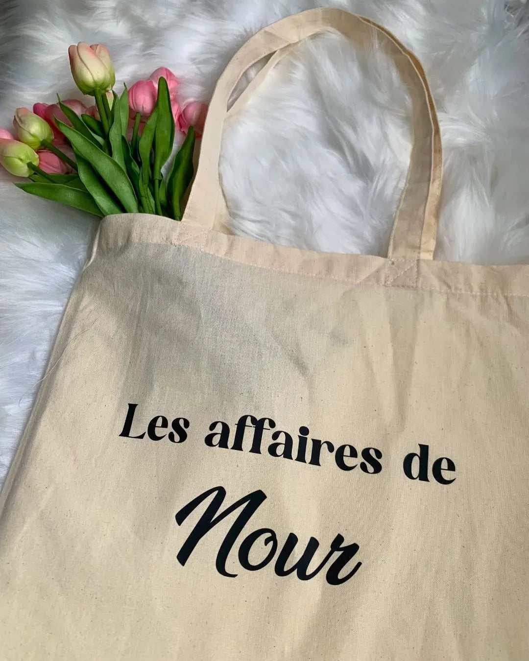 Tote bag en coton personnalisé Prénom