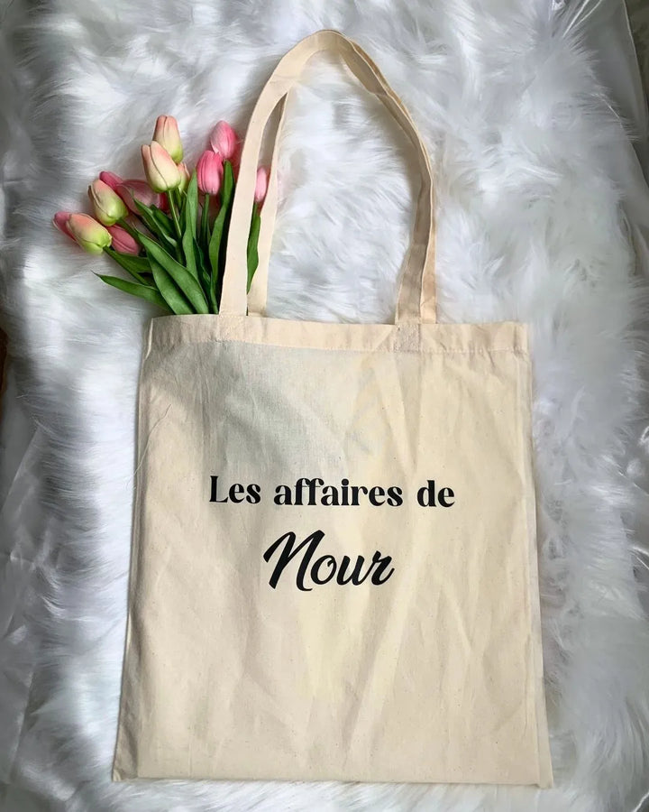 Tote bag en coton personnalisé Prénom